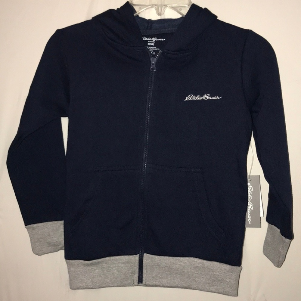 NWT Eddie Bauer School Zippered Hoodie Size M